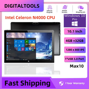 Tablet PC 10.1” Windows Pro – 4GB + 128GB