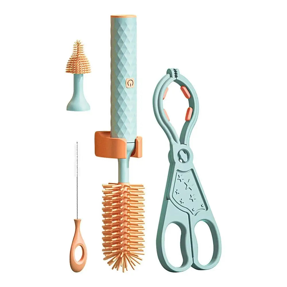 360 Degree Electric Silicone Bottle Brush